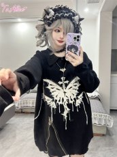 画像6: 【ToAlice】C8113ダメージバタフライニットワンピース【30%OFF】 (6)