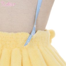 画像4: 【Last one】【ToAlice】C8177ことり幼稚園もこもこジャンパースカート【30%OFF】 (4)