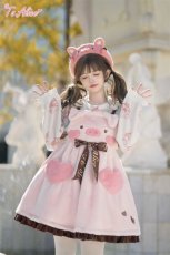 画像4: 【Last one】【ToAlice】C8012こぶたさん二ットトップス (4)