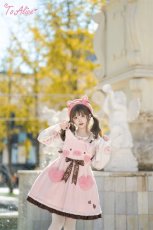 画像6: 【Last one】【ToAlice】C8012こぶたさん二ットトップス (6)