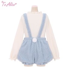 画像3: 【ToAlice】C8216リボン付きあったかトップス【30%OFF】 (3)