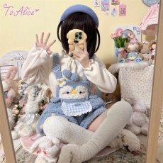 画像5: 【ToAlice】C8216リボン付きあったかトップス【30%OFF】 (5)