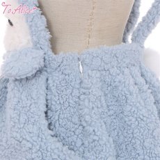 画像4: 【ToAlice】C8215もこもこペンギンエプロン付きサロペットかぼちゃパンツ【30%OFF】 (4)