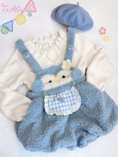 画像4: 【ToAlice】C8216リボン付きあったかトップス【30%OFF】 (4)