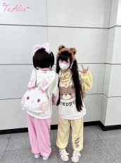 画像11: 【Last one】【ToAlice】P834ゆめかわうさぎフェイス２Wayバッグ (11)