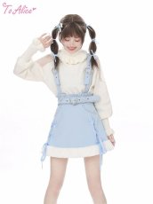 画像40: 【ToAlice】C6777ショルダーチュールリブハイネックニットトップス【30%OFF】 (40)