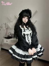 画像7: 【ToAlice】C8312はしごレースジャカードドールワンピース (7)
