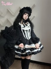 画像9: 【ToAlice】C8312はしごレースジャカードドールワンピース (9)