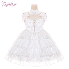 画像2: 【Last one】【ToAlice】S3255ファー使いホワイトチョーカー【30%OFF】 (2)