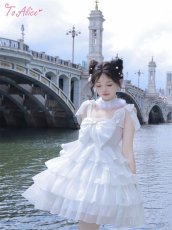 画像4: 【Last one】【ToAlice】S3255ファー使いホワイトチョーカー【30%OFF】 (4)