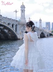 画像7: 【Last one】【ToAlice】S3255ファー使いホワイトチョーカー【30%OFF】 (7)