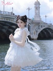 画像6: 【Last one】【ToAlice】S3255ファー使いホワイトチョーカー【30%OFF】 (6)