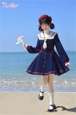 画像5: 【ToAlice】C8325マリンスピンドルセーラーワンピース【30%OFF】 (5)