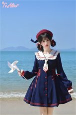 画像8: 【ToAlice】C8325マリンスピンドルセーラーワンピース【30%OFF】 (8)
