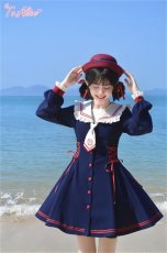 画像9: 【ToAlice】C8325マリンスピンドルセーラーワンピース【30%OFF】 (9)