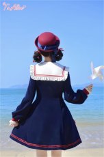 画像10: 【ToAlice】C8325マリンスピンドルセーラーワンピース【30%OFF】 (10)