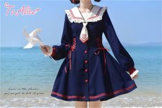 画像13: 【ToAlice】C8325マリンスピンドルセーラーワンピース【30%OFF】 (13)