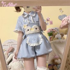 画像11: 【ToAlice】C8327ベビーペンギンサロペットかぼちゃパンツ (11)