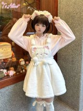 画像19: 【ToAlice】もこもこアニマルサロペットスカート【30%OFF】 (19)