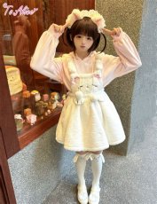 画像17: 【ToAlice】もこもこアニマルサロペットスカート【30%OFF】 (17)