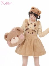 画像37: 【ToAlice】S388リボン付きくまみみもこもこカチューシャ (37)