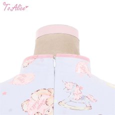 画像4: 【ToAlice】C8347ゆめかわくまハートくり抜きチャイナワンピース【30％OFF】 (4)