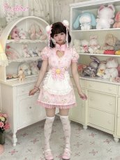 画像9: 【ToAlice】C8347ゆめかわくまハートくり抜きチャイナワンピース【30％OFF】 (9)