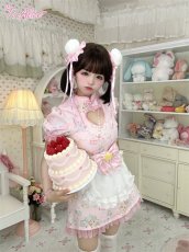 画像10: 【ToAlice】C8347ゆめかわくまハートくり抜きチャイナワンピース【30％OFF】 (10)