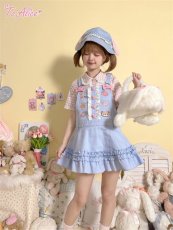 画像8: 【ToAlice】C8384ゆめかわBUNNYギンガムチェックブラウス【30％OFF】 (8)