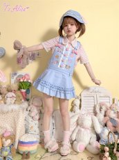 画像10: 【ToAlice】C8384ゆめかわBUNNYギンガムチェックブラウス【30％OFF】 (10)
