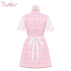 画像4: 【ToAlice】S3336リボン鈴付きハーフエプロン【30％OFF】 (4)