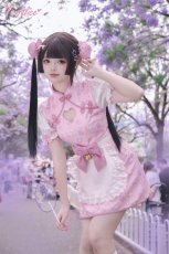 画像17: 【ToAlice】S3336リボン鈴付きハーフエプロン【30％OFF】 (17)