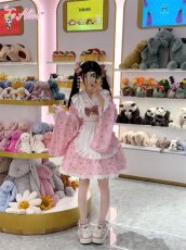 画像17: 【ToAlice】S3321鈴付きゆめかわアニマルリボン和風ヘアクリップセット (17)