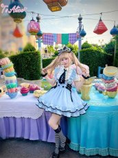 画像4: 【ToAlice】C8431ネクタイ付き半袖シャツブラウス【30％OFF】 (4)