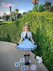 画像9: 【ToAlice】C8431ネクタイ付き半袖シャツブラウス【30％OFF】 (9)