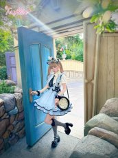 画像10: 【ToAlice】C8431ネクタイ付き半袖シャツブラウス【30％OFF】 (10)