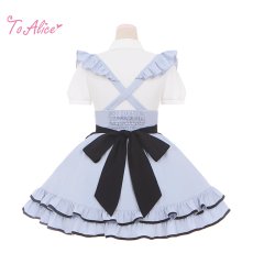 画像3: 【ToAlice】C8432レースアップフリルアリスジャンパースカート【30％OFF】 (3)