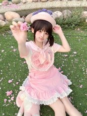 画像5: 【送料無料】C8558 rabicallサロペットスカート《予約受付》 (5)
