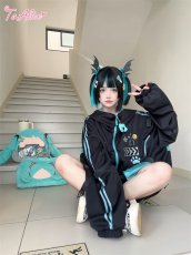 画像20: 【To Alice】C8571ゲームキャットパーカー (20)