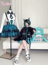 画像17: 【To Alice】C8571ゲームキャットパーカー (17)