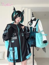画像4: 【Last one】【ToAlice】LS20コウモリシルエットリボンクリップ (4)