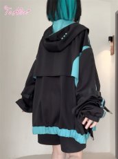 画像11: 【To Alice】C8571ゲームキャットパーカー (11)