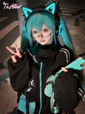 画像23: 【To Alice】C8571ゲームキャットパーカー (23)