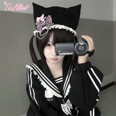 画像17: 【Last one】【ToAlice】C8586ねこ×セーラージャージワンピース (17)