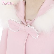 画像7: 【ToAlice】C8589ふわふわラビットマントコート(中綿入り)【30％OFF】 (7)