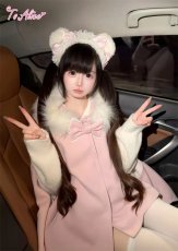 画像14: 【ToAlice】C8589ふわふわラビットマントコート(中綿入り)【30％OFF】 (14)
