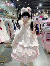 画像41: 【ToAlice】C8589ふわふわラビットマントコート(中綿入り)【30％OFF】 (41)