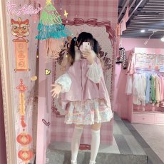 画像19: 【ToAlice】C8589ふわふわラビットマントコート(中綿入り)【30％OFF】 (19)