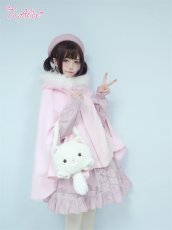 画像21: 【ToAlice】C8589ふわふわラビットマントコート(中綿入り)【30％OFF】 (21)