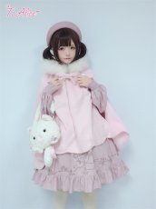 画像23: 【ToAlice】C8589ふわふわラビットマントコート(中綿入り)【30％OFF】 (23)